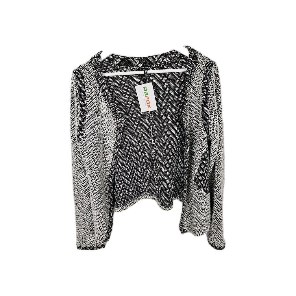 EK3416 Damen Strickjacke Laura Torelli Gr.S Grau0
