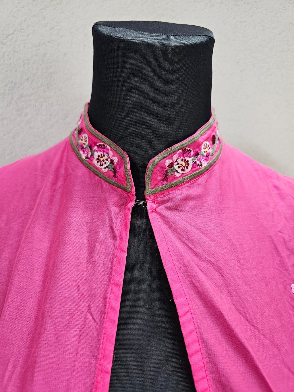 EK6326 Damen Kimono von Monica Quen, pink, Gr. L2