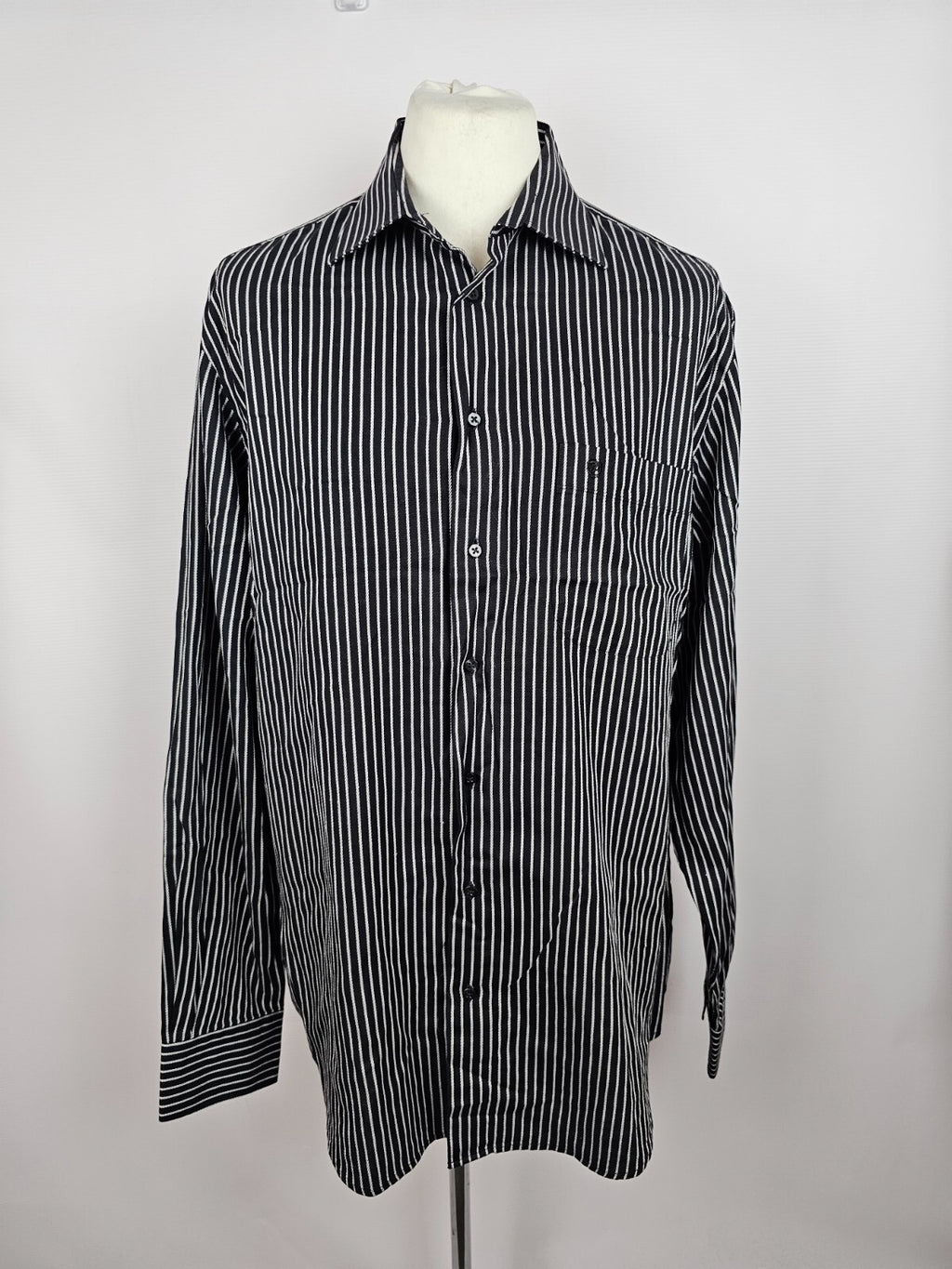 EK5352 Gestreiftes Hemd von Poggino für Herren, Gr. 2XL0