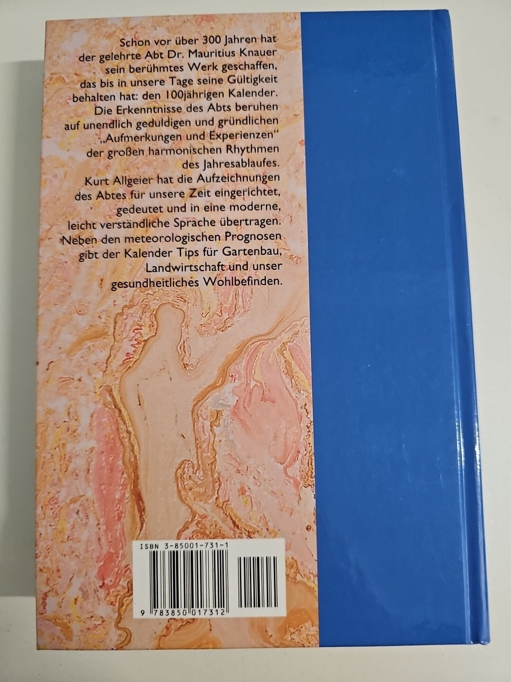 EB786 Kurt Allgeier - DER 100JÄHRIGE KALENDER  - nach Abt Mauritius Knauer 1