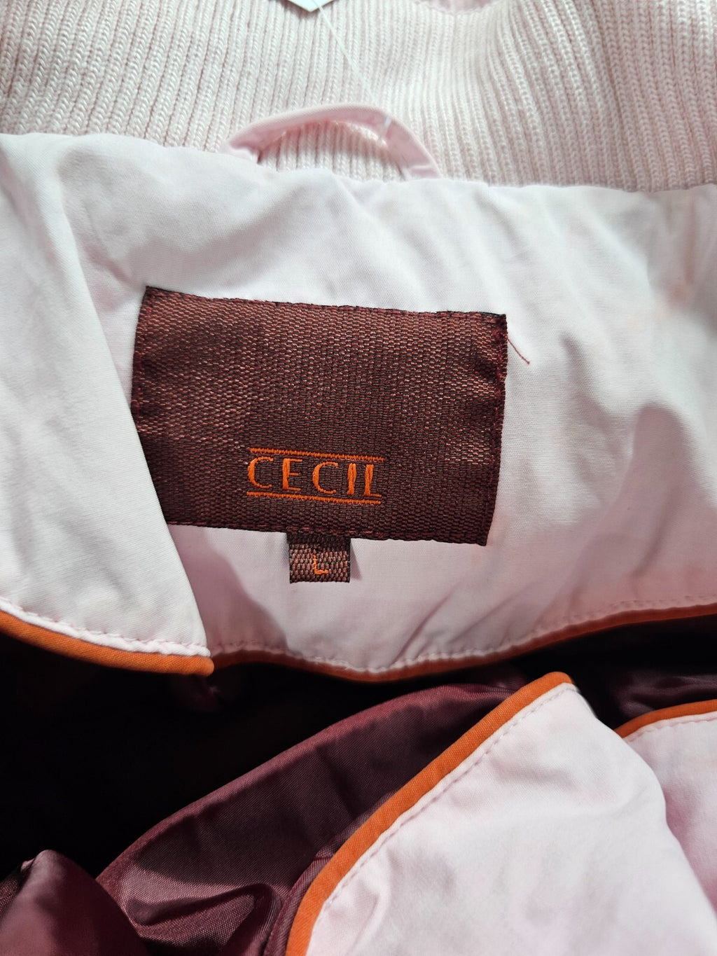 EK6338 Damen Winterjacke von Cecil, rosa, Gr. L6