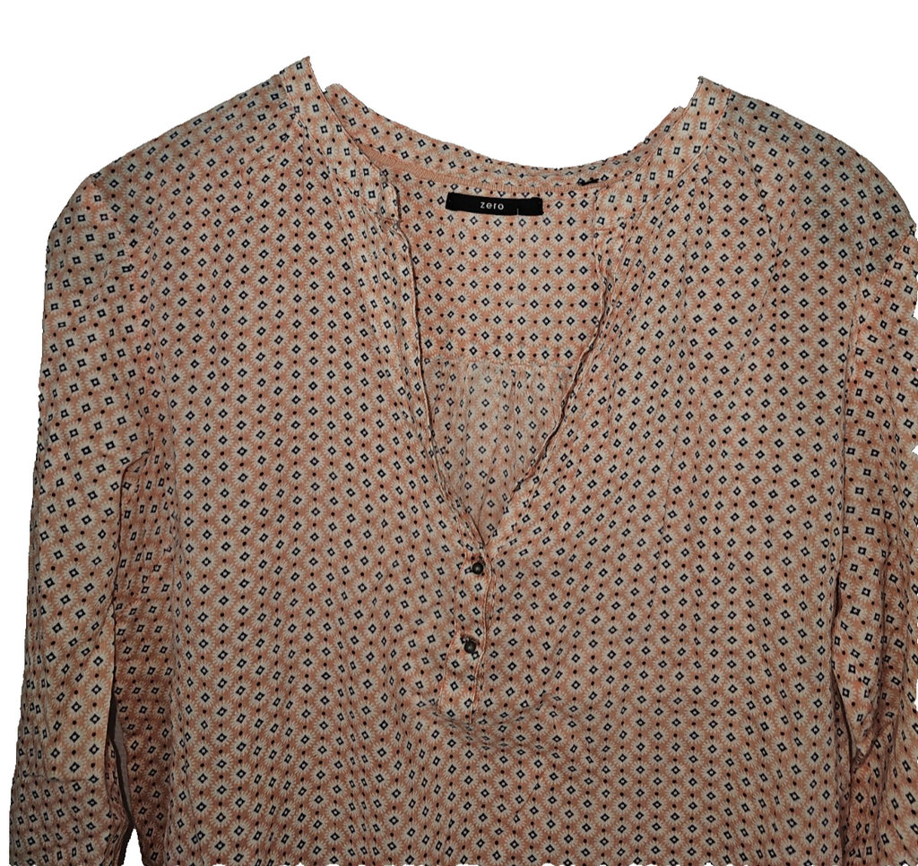 EK1846 Damen Bluse von Zero, Lachsfarbend, Gr. 381