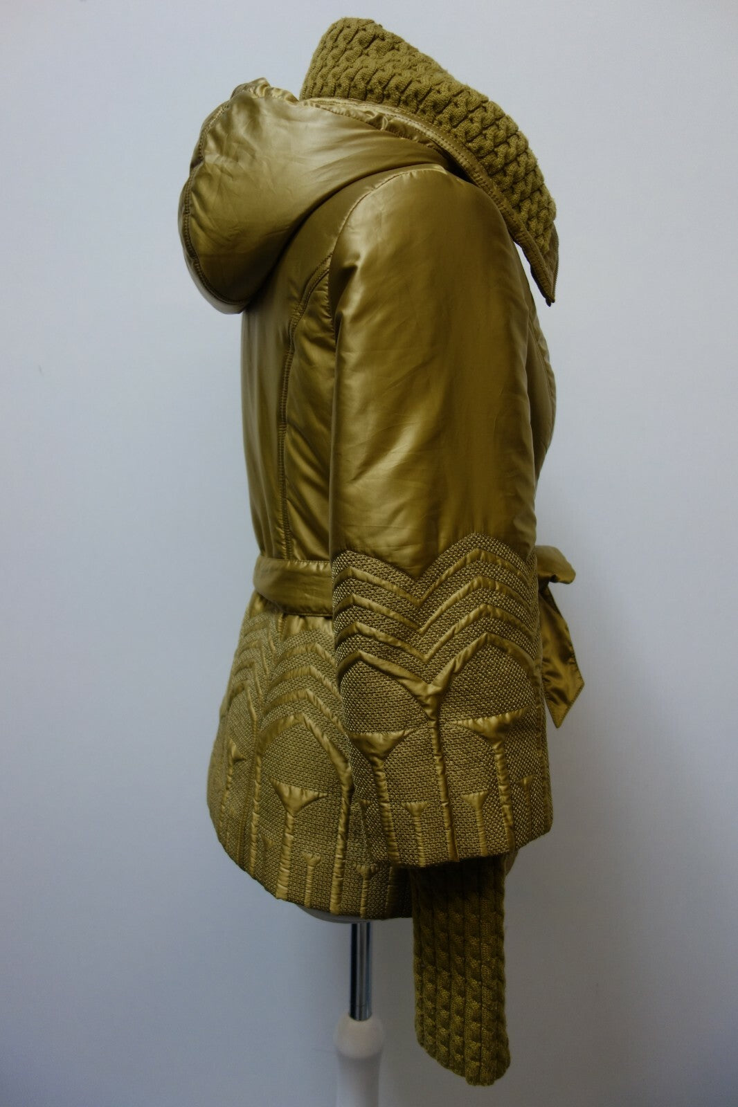 EK0780 Damen gefütterte Jacke von Tafika, grün/gold, 443