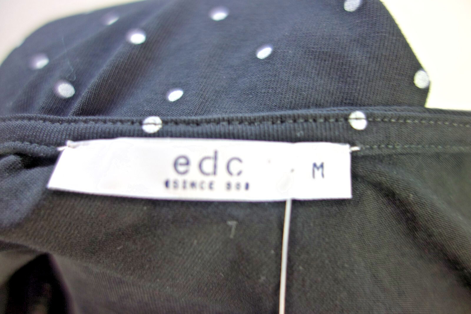 EK4109 Damen Kleid von edc, schwarz, gepunktet, Gr. M4