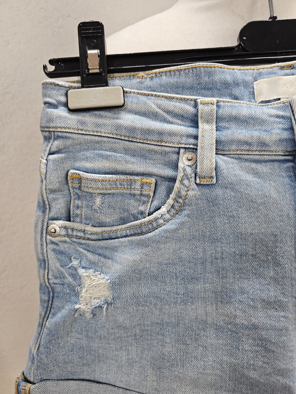 EK6203 Damen Shorts von H&M, blau, Gr. 382