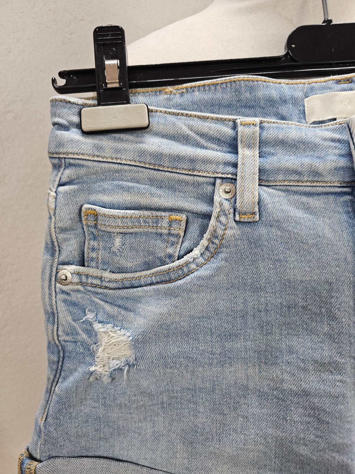 EK6203 Damen Shorts von H&M, blau, Gr. 382