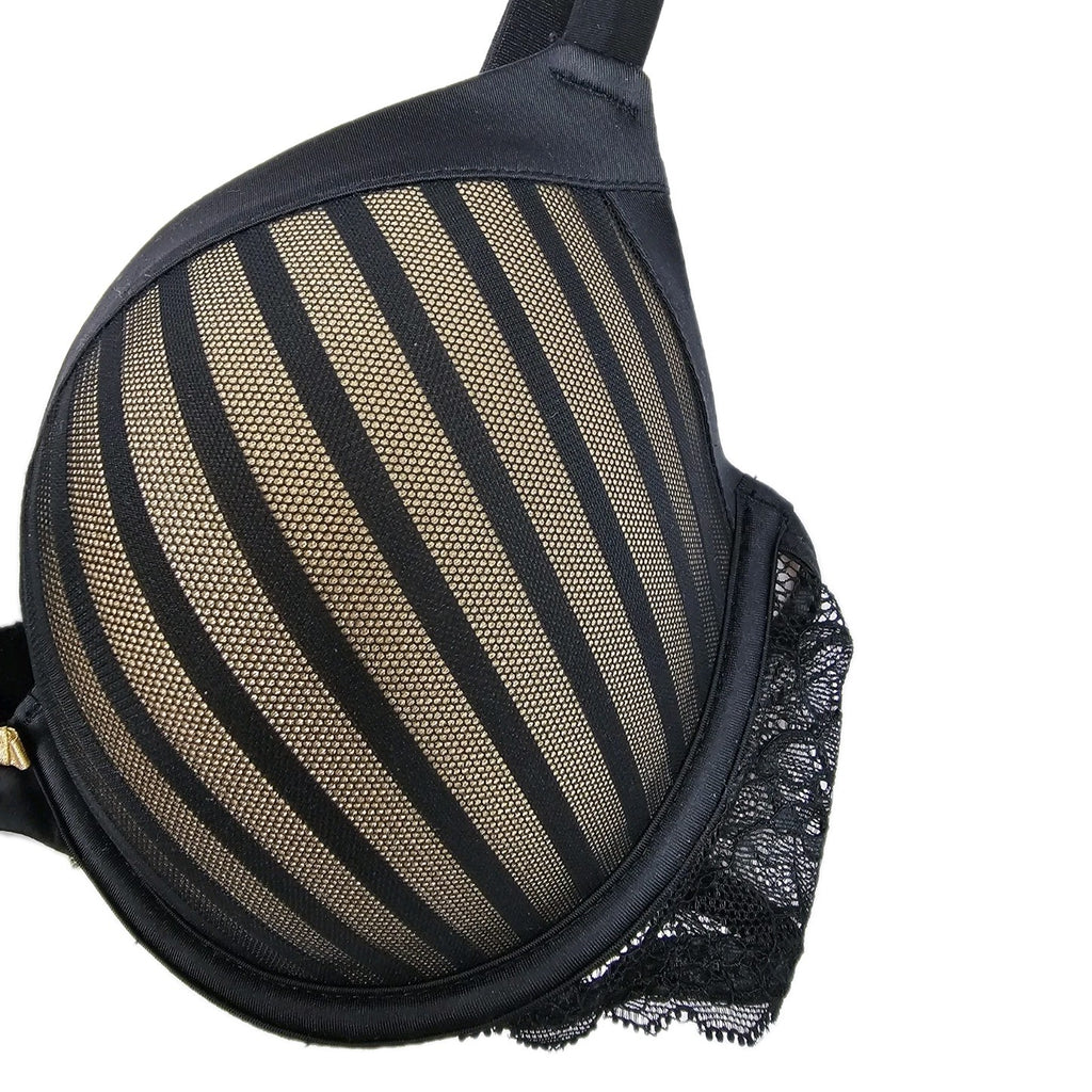 EK10620 Damen Push-up-BH, Schwarz, Gr. 80C1