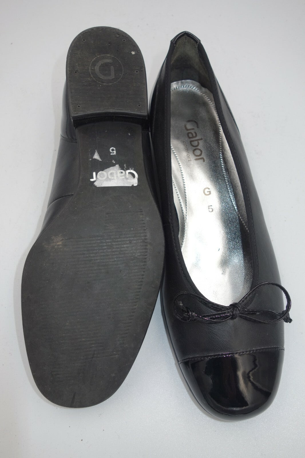 ES0279 Damen Ballerinas von Gabor, schwarz, 55