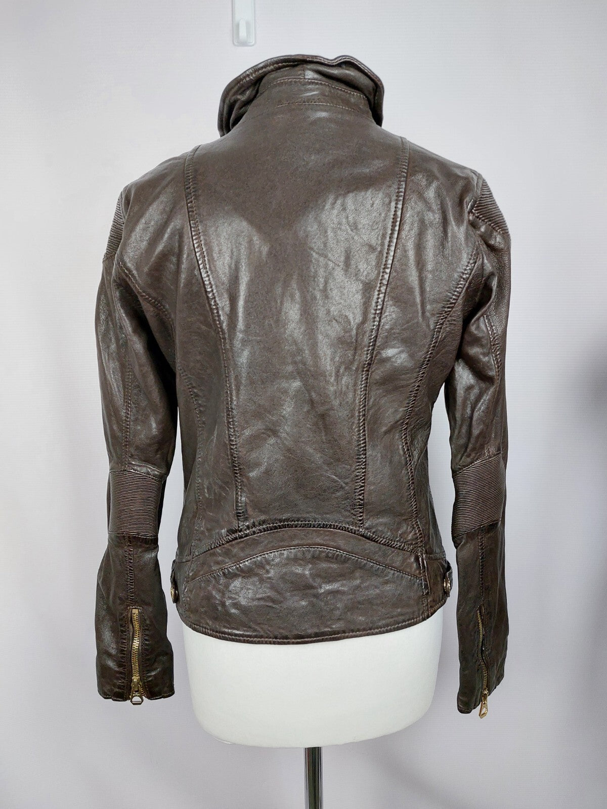 EK3165 Damen Lederjacke von Gipsy, braun, Gr. L (fällt kleiner aus)9