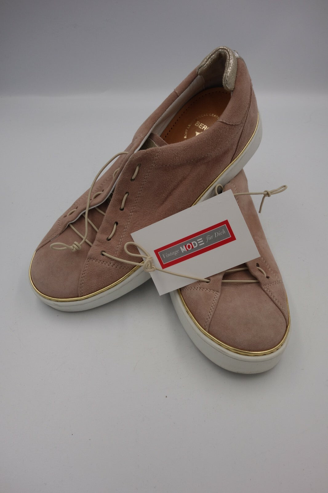 ES0378 Bergal Damen Sneaker GR37,5 rose Echtleder 0