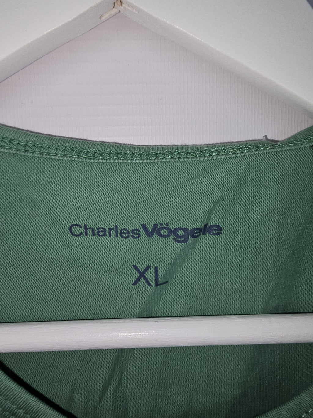 EK8855 Herren Shirt von Chareles Vögele, Grün, Gr. XL1