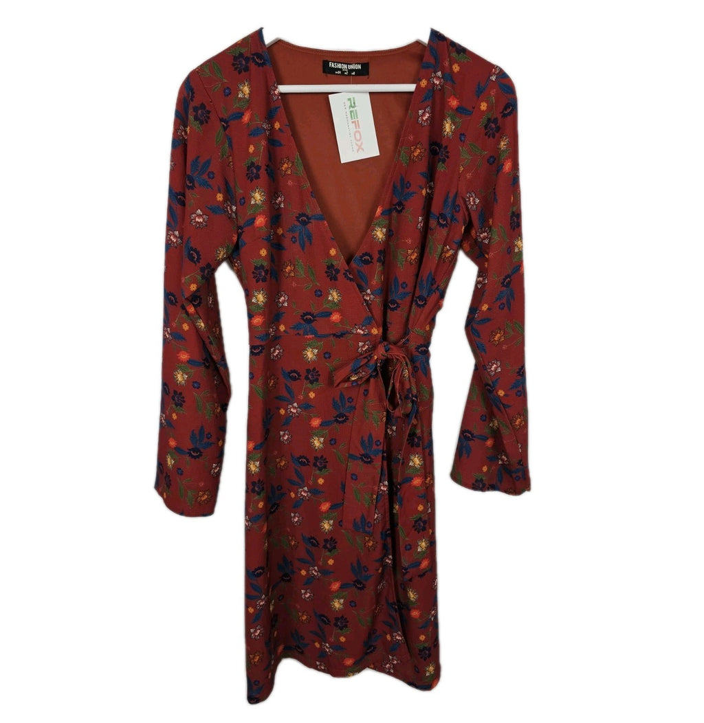 EK8146 Damen Kleid vok Fashion Union, rot, Gr.340