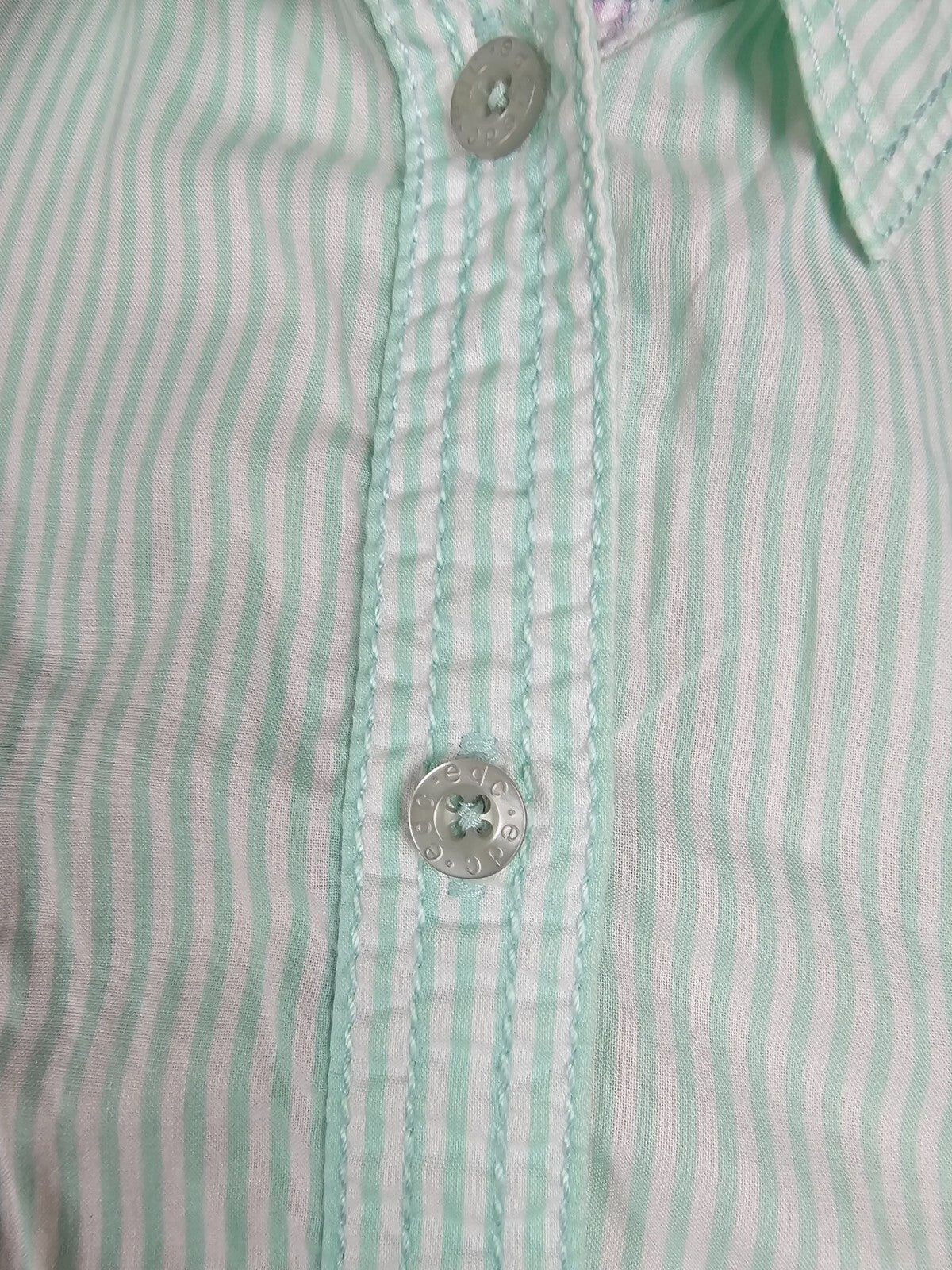 EK3921 Damen Bluse von EDC, grün/weiß gestreift, Gr. M7
