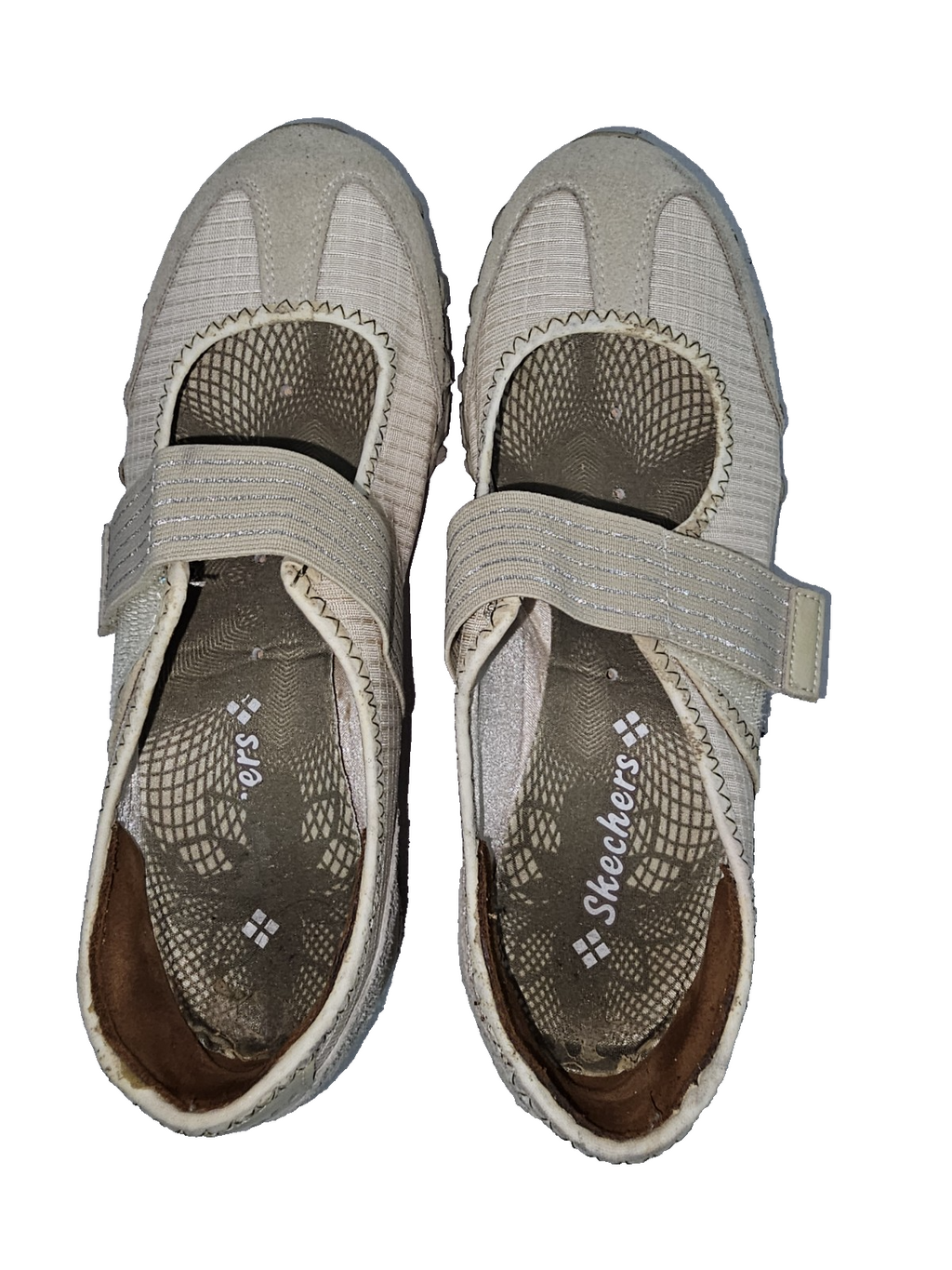 ES744 Damen Halbschuh von Skechers, Beige, Gr.36 Leder5