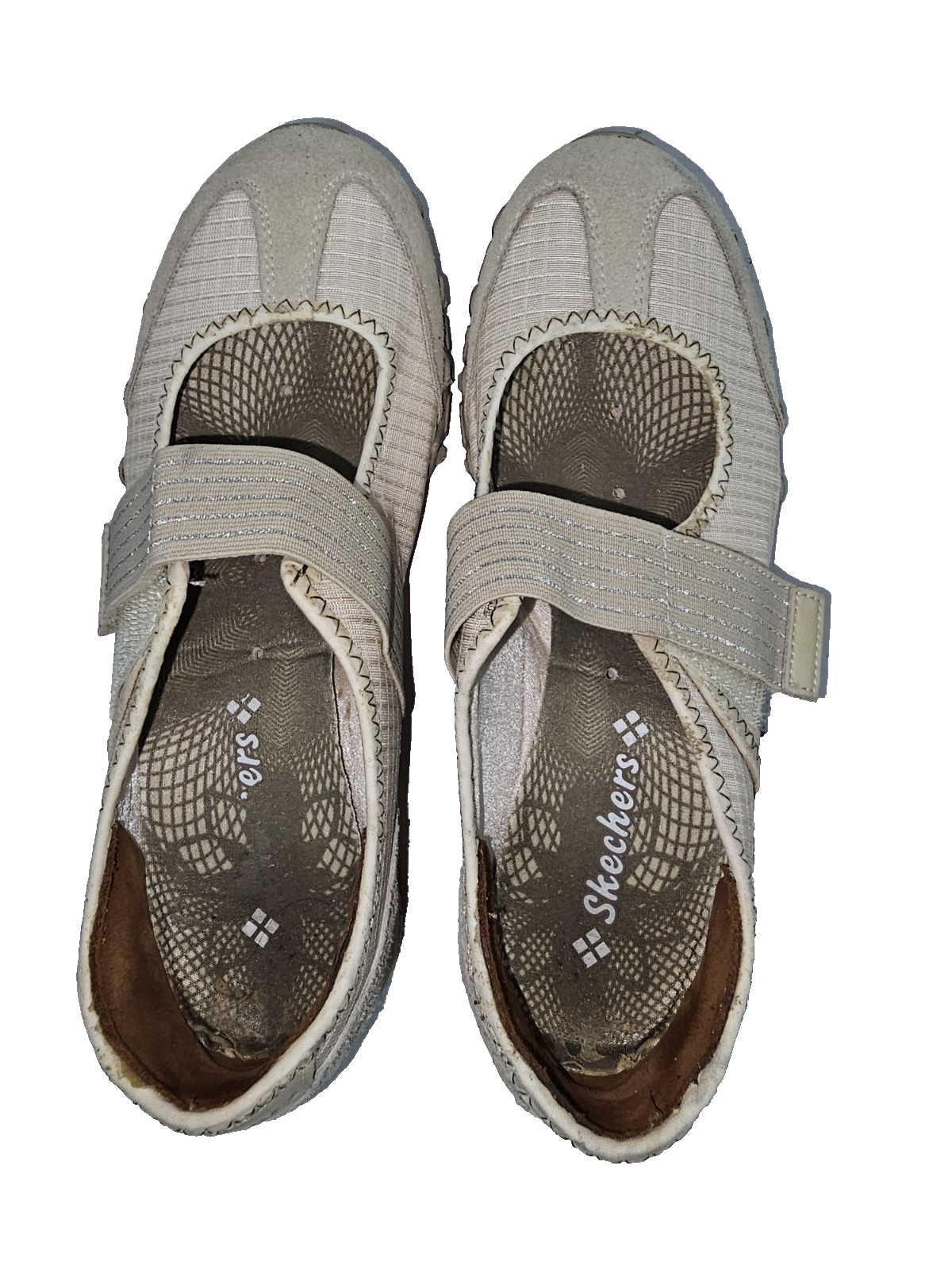 ES744 Damen Halbschuh von Skechers, Beige, Gr.36 Leder5