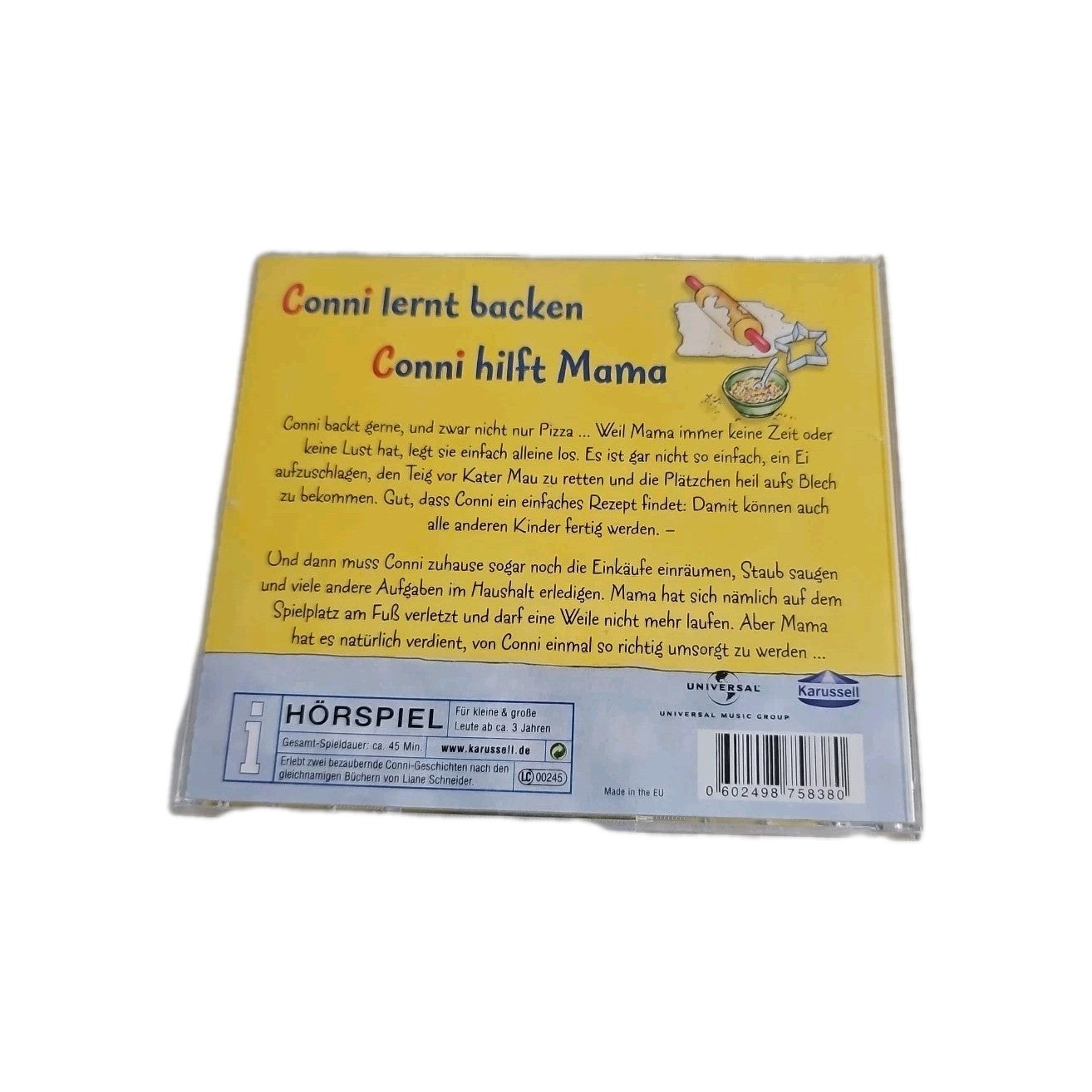 EB4238  Conni Lernt Backen/Conni Hilft Mama von Liane Schneider | CD |2