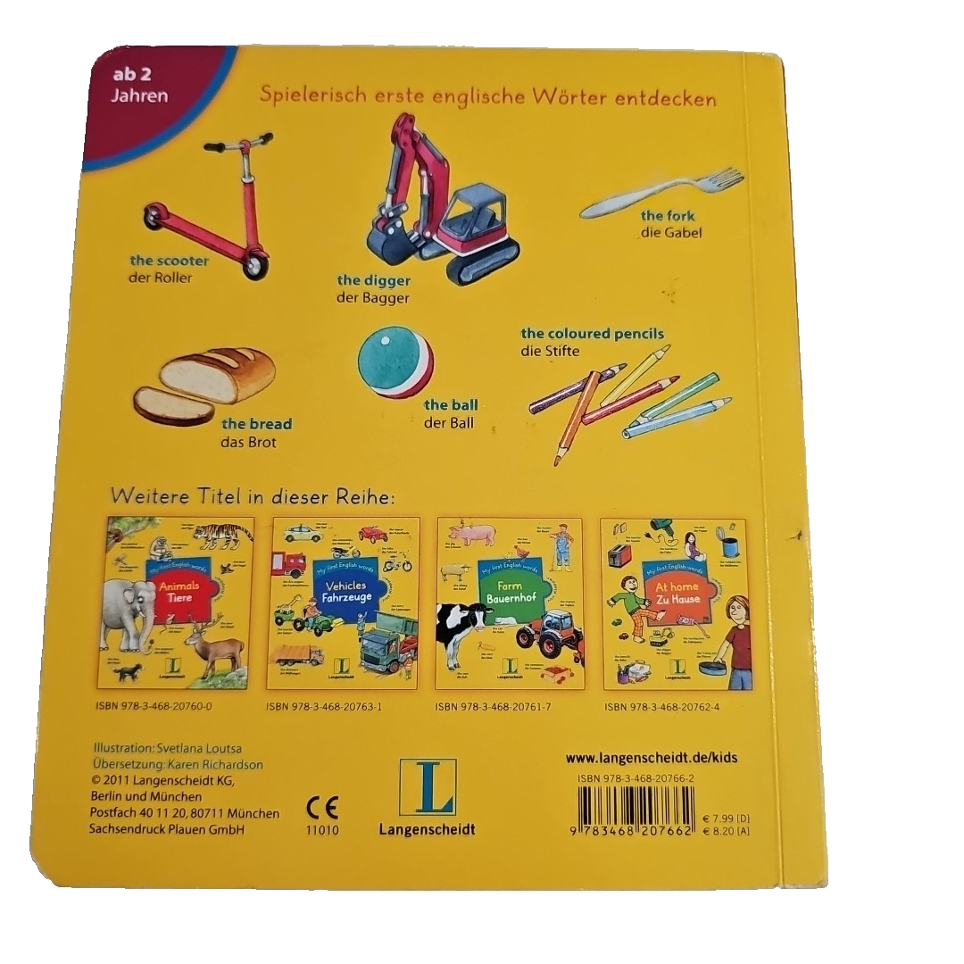 EB2987 Nursery school - Kindergarten: My first English words, Lehrbuch 1