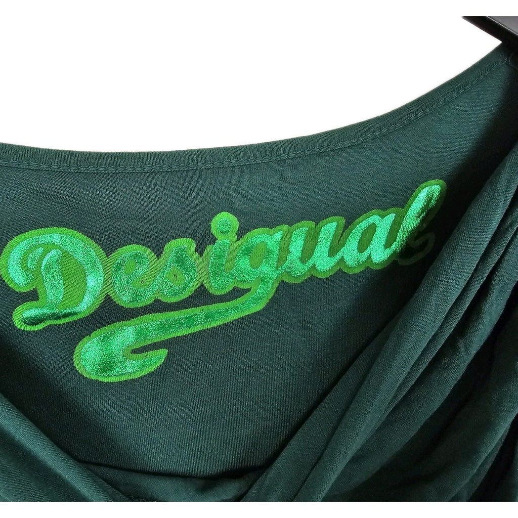 EK10673 Damen T-Shirt von Desigual, Grün, Gr. L2
