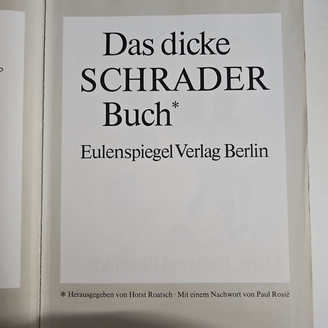 EB1535 Das dicke Schrader Buch, Horst Roatsch (lockere Seiten)1
