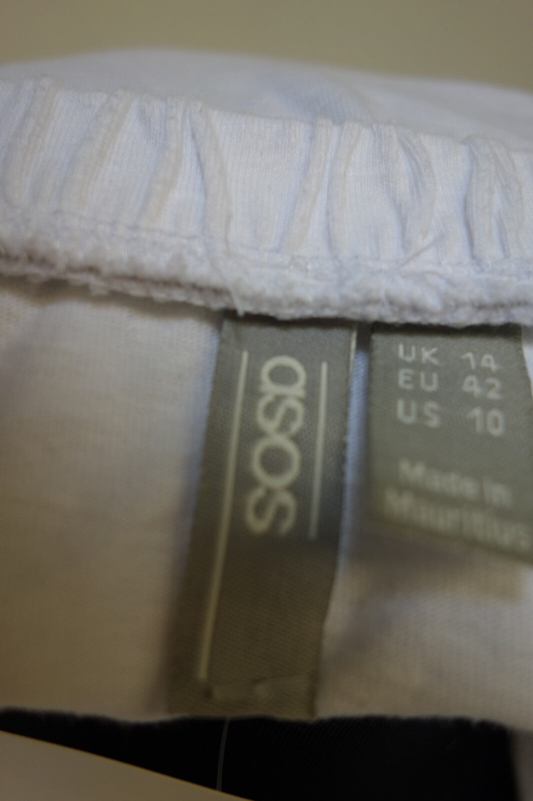 EK0239 Damen Kleid von Asos, weiß, Gr. 424