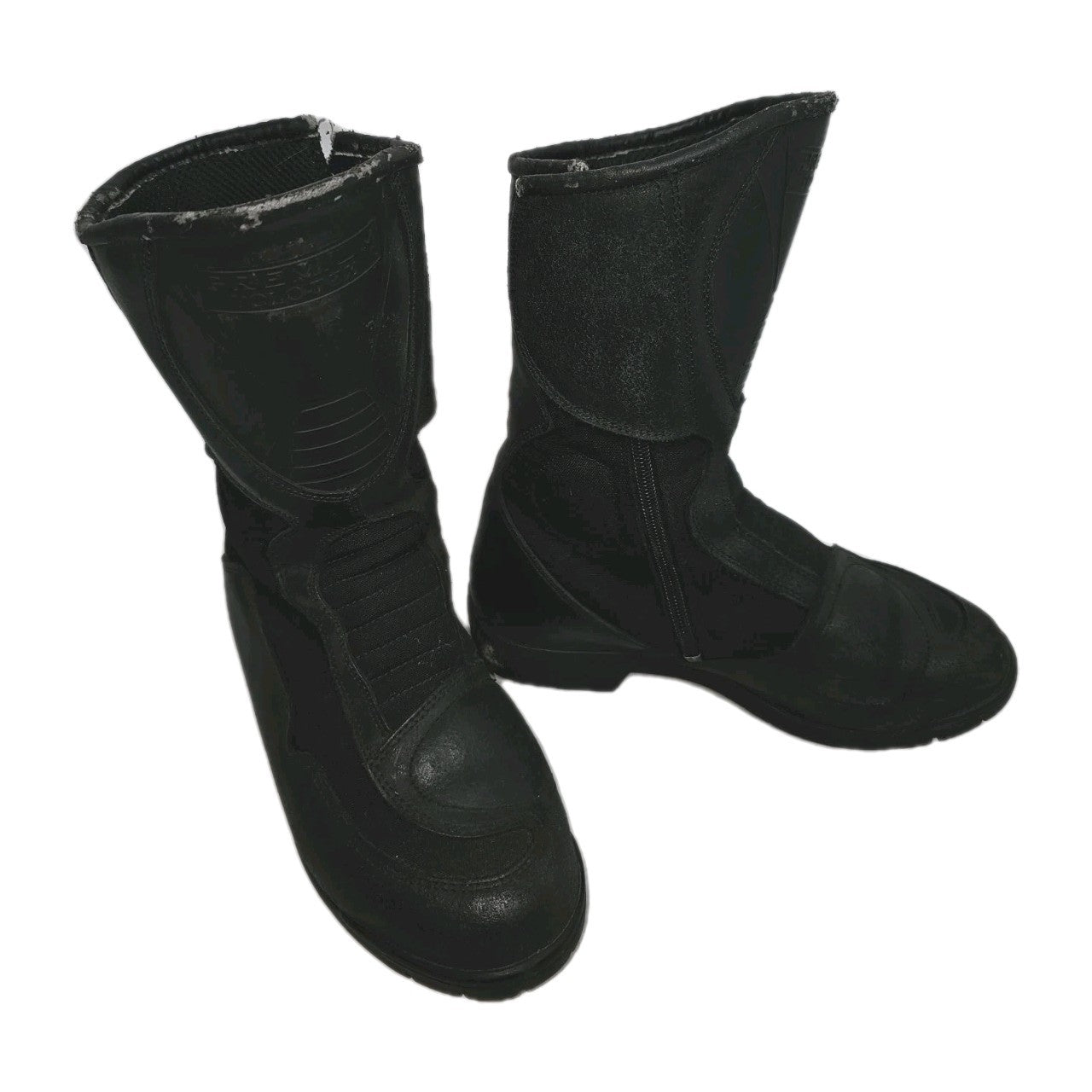 ES773 Damen Motorradastiefel von Premium Polo-Tex, schwarz, Gr.390
