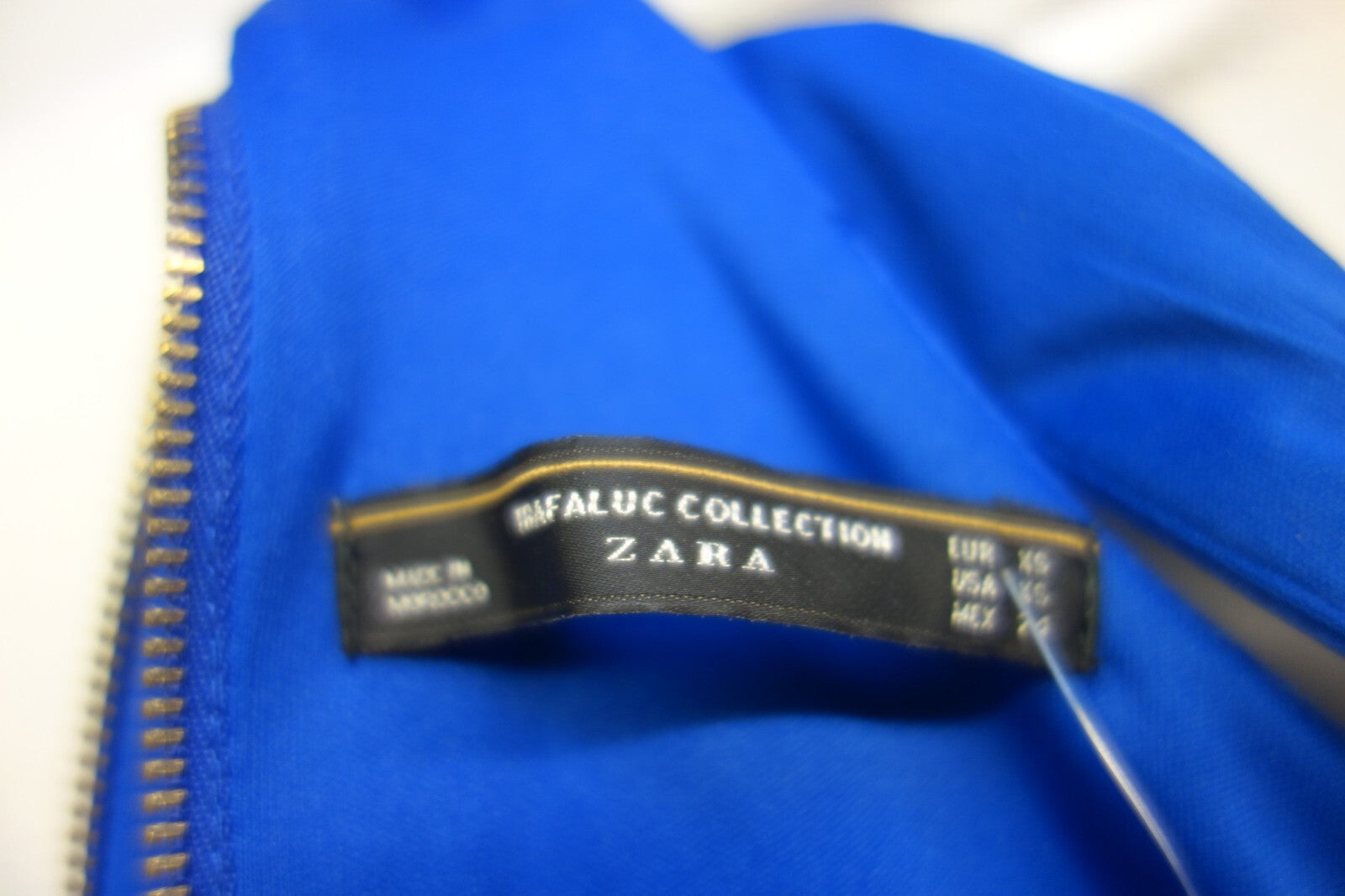 EK2102 Damen Kleid von Zara, blau, Gr. XS4