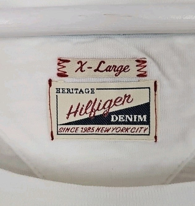 EK10017 Damen T-Shirt Hilfiger Denim Gr.X-Large Weiß1