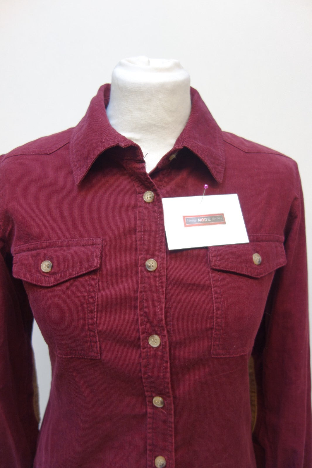 EK3770 Damen Bluse von Bik Bok, dunkelrot, Gr. XS1