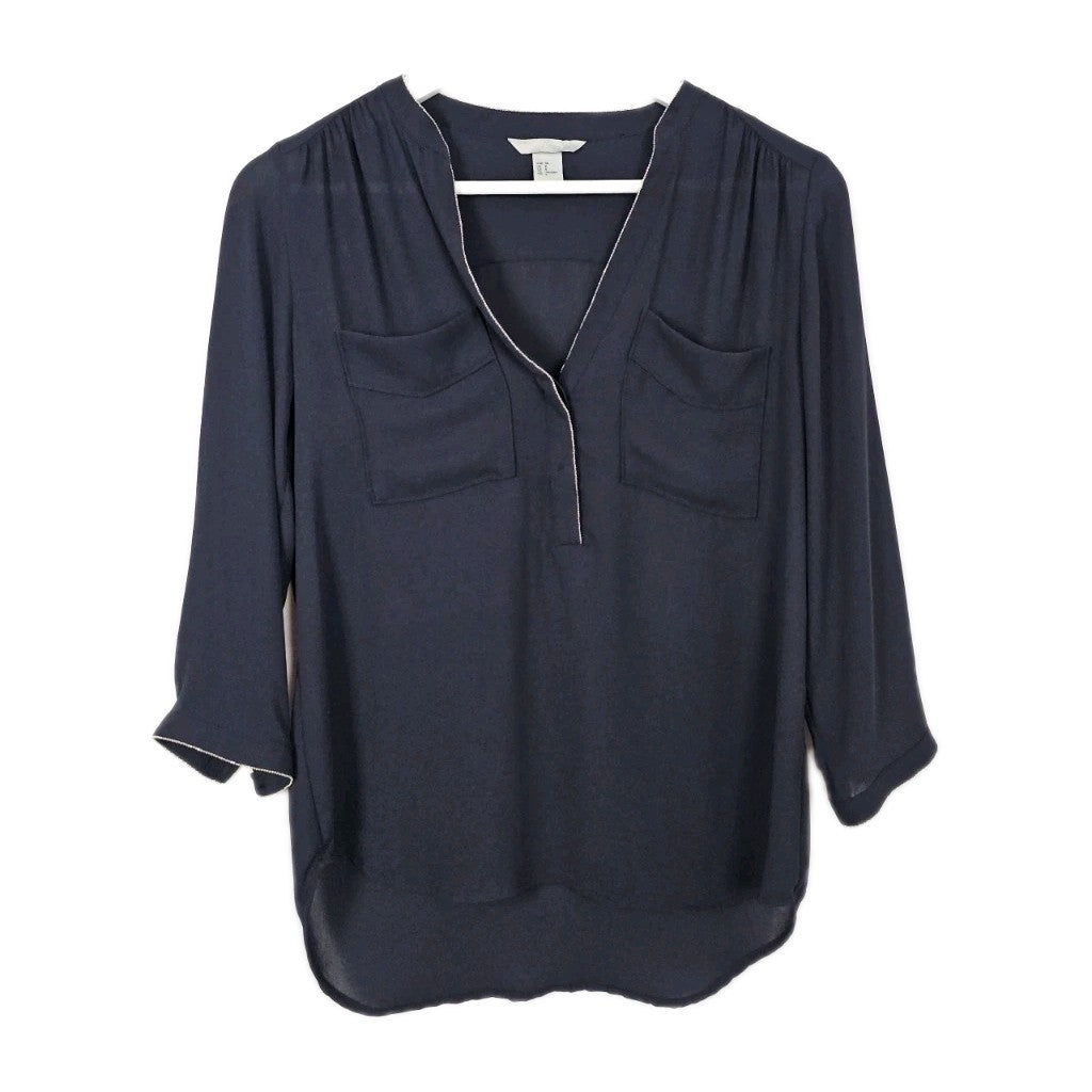 EK10916 Damen Bluse von H&M, Schwarz, Gr. 380