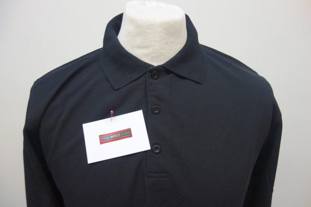 EK4191 Herren Polo von Fischer, schwarz, L1