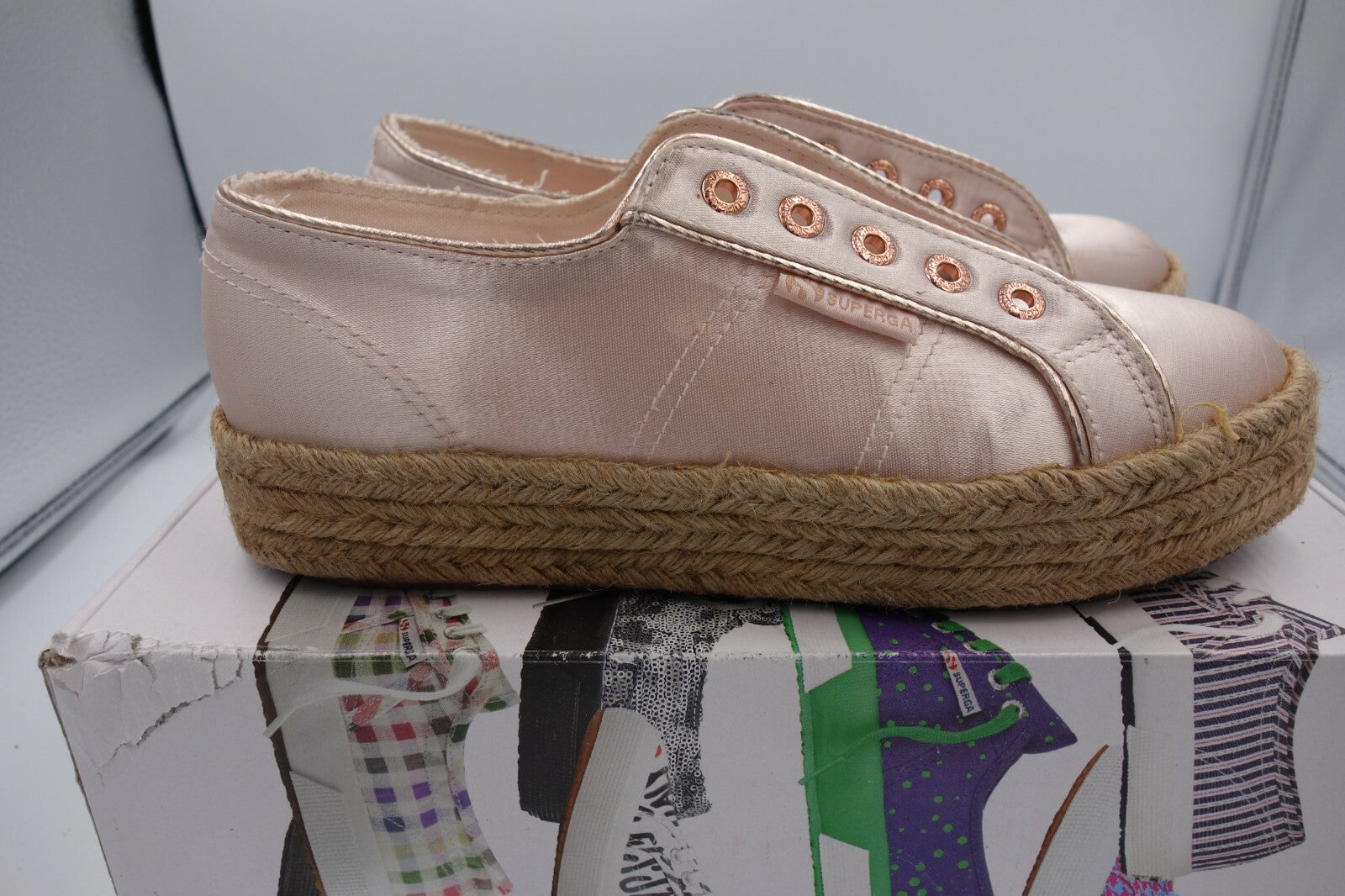 ES0308 Damen Sneaker von Superga, rosa, 384