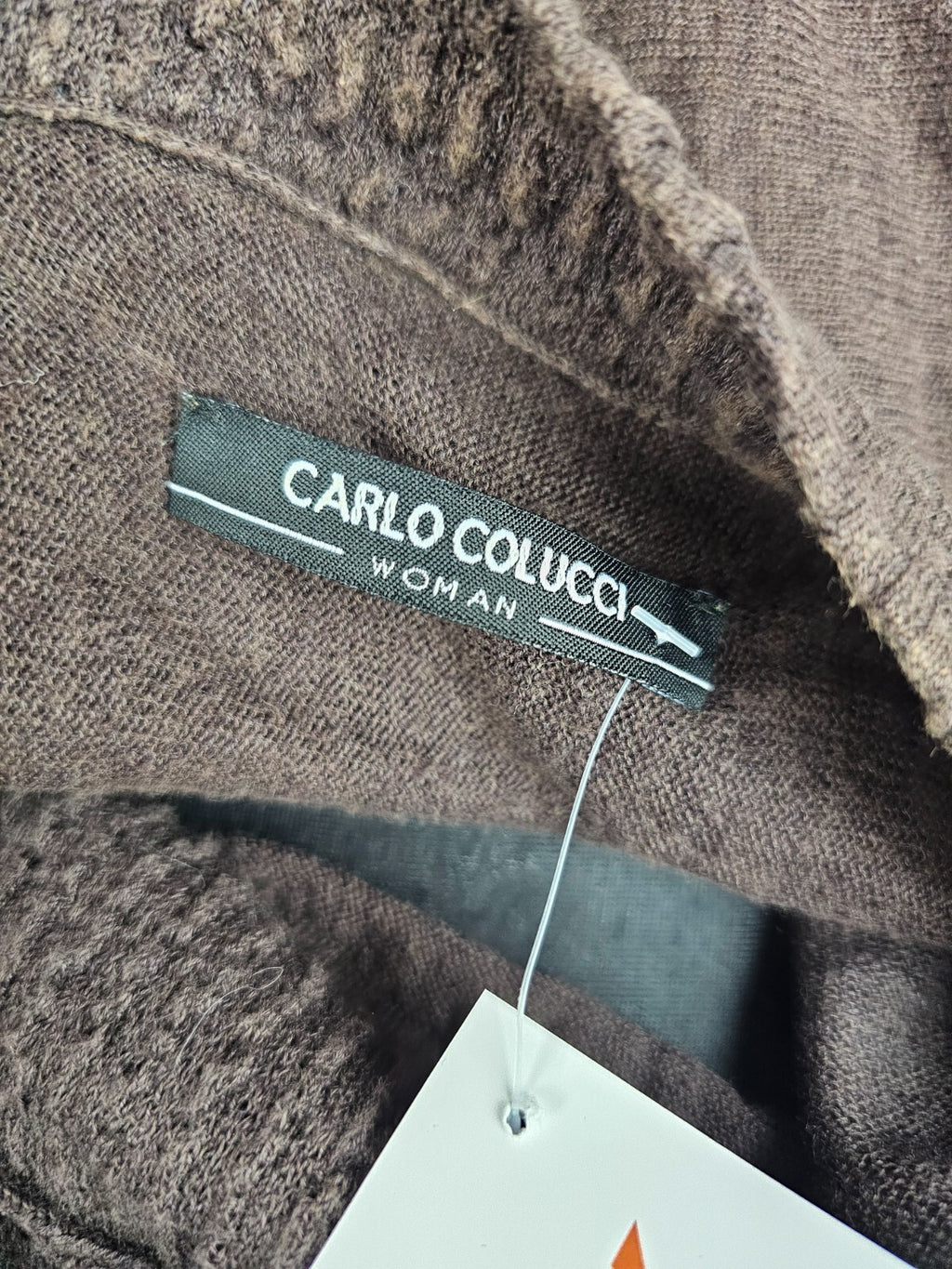 EK5684 Damen Kleid von Carlo Colucci, braun, Gr. 426