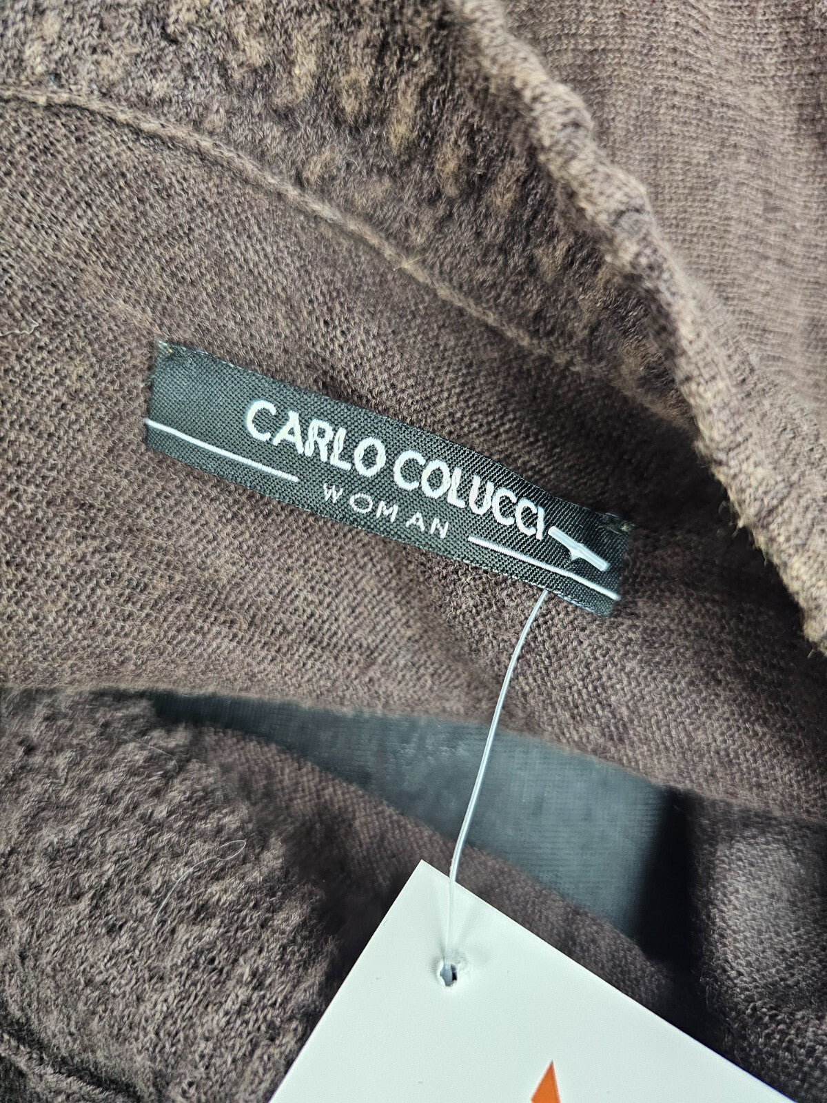 EK5684 Damen Kleid von Carlo Colucci, braun, Gr. 426
