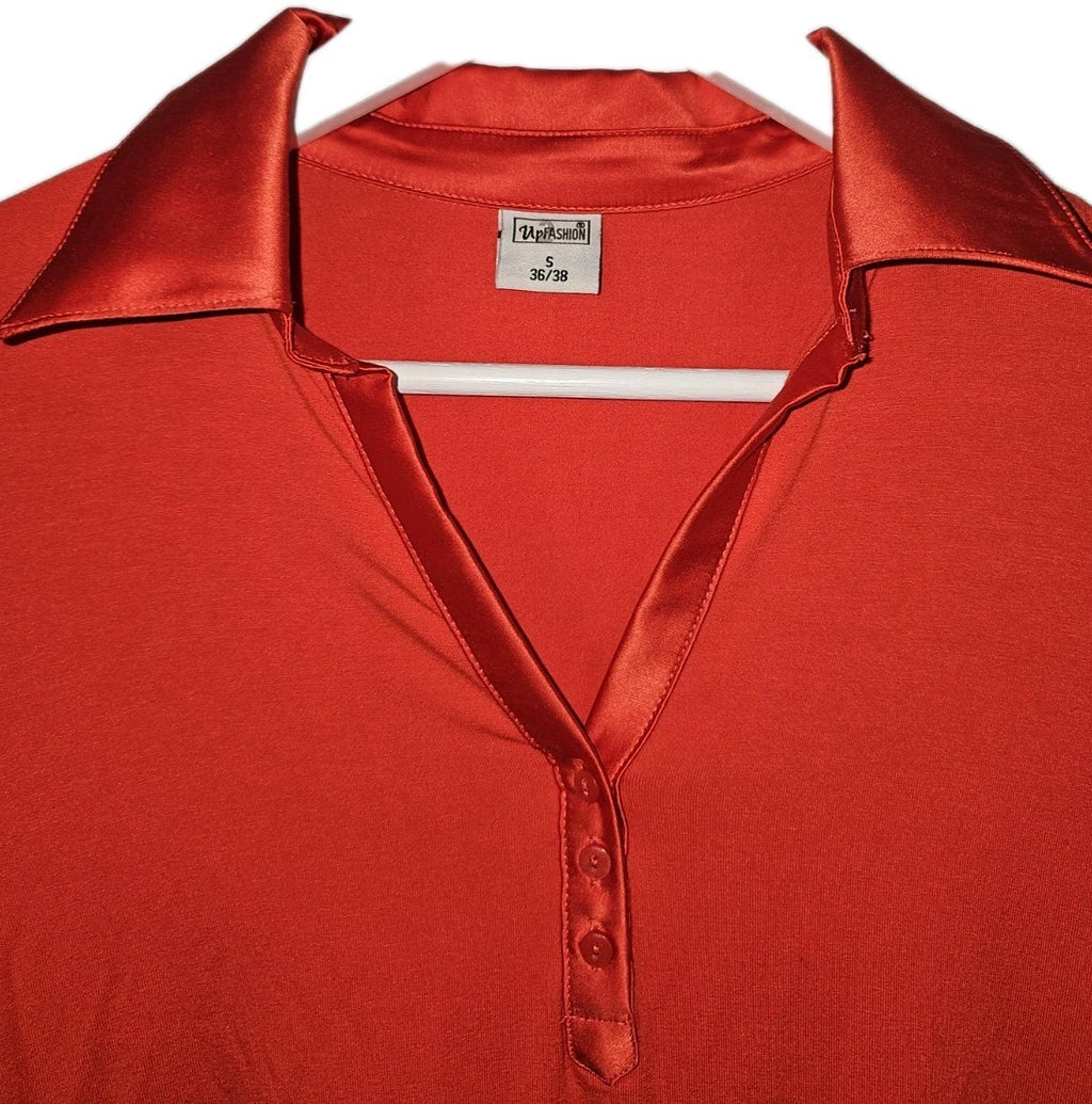 EK10966 Damen Shirt von Up2Fashion, rot, Gr.S (36/38)1