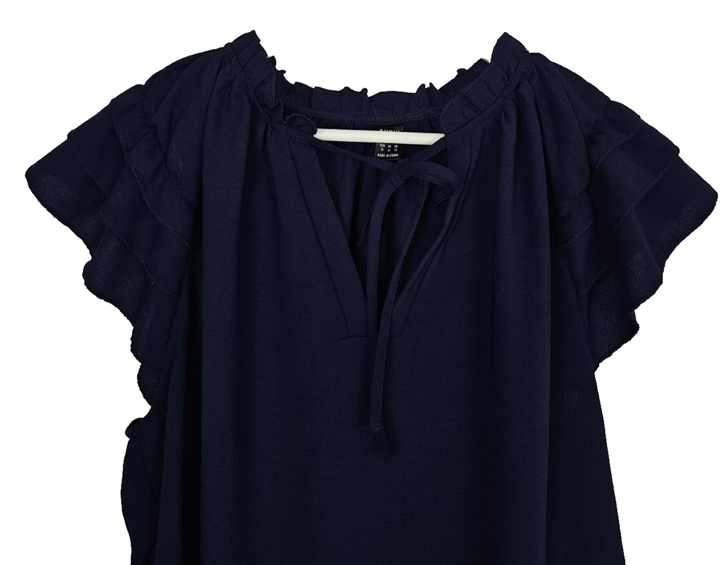 EK8236 Damen Bluse von Shein, Dunkelblau, Gr. XL1