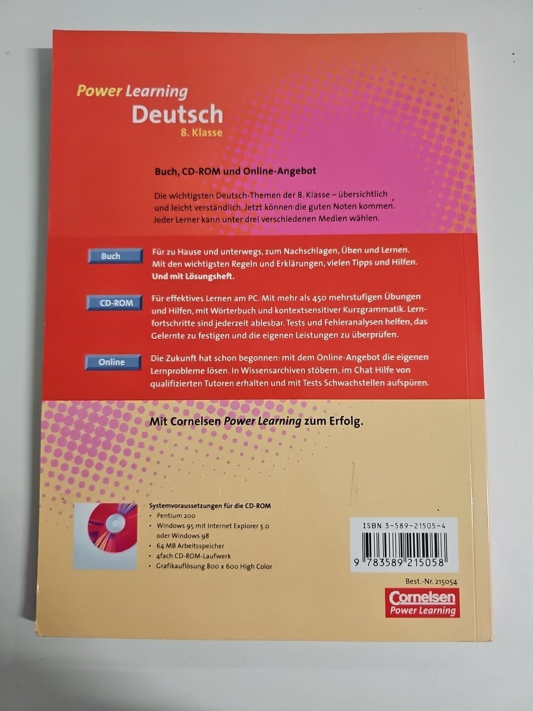 EB677 Power Learning: Deutsch 8. Klasse (PC, 2002)1