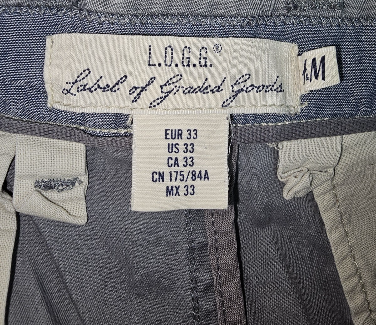 EK7741 Herren Shorts von L.O.G.G./ H&M, geau, Gr.331