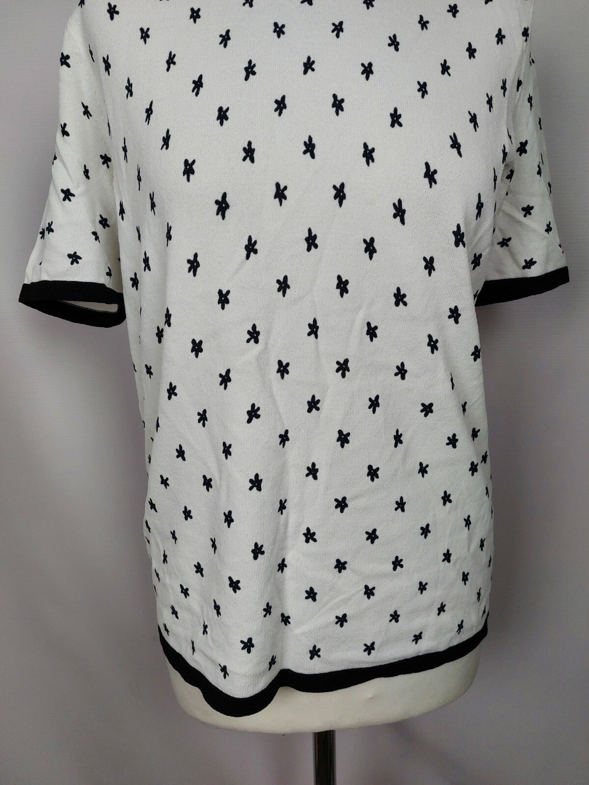 EK4826 Damen T-Shirt von Frank Walder, weiß/schwarz, Gr. 422