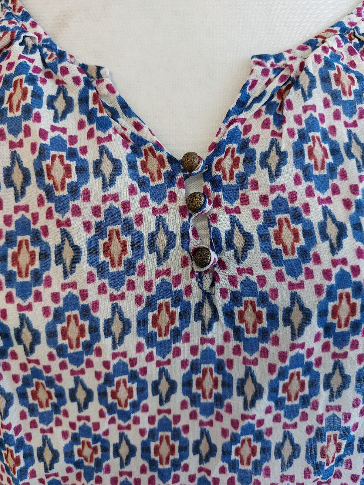 EK3126 Damen Bluse von 1.2.3 Paris, bunt gemustert, Gr.381