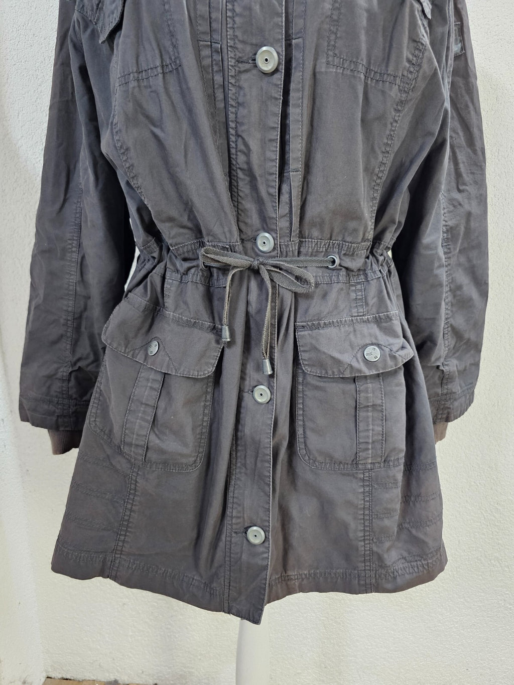 EK6337 Damen Parker von Cecil, grau, Gr. 2XL2