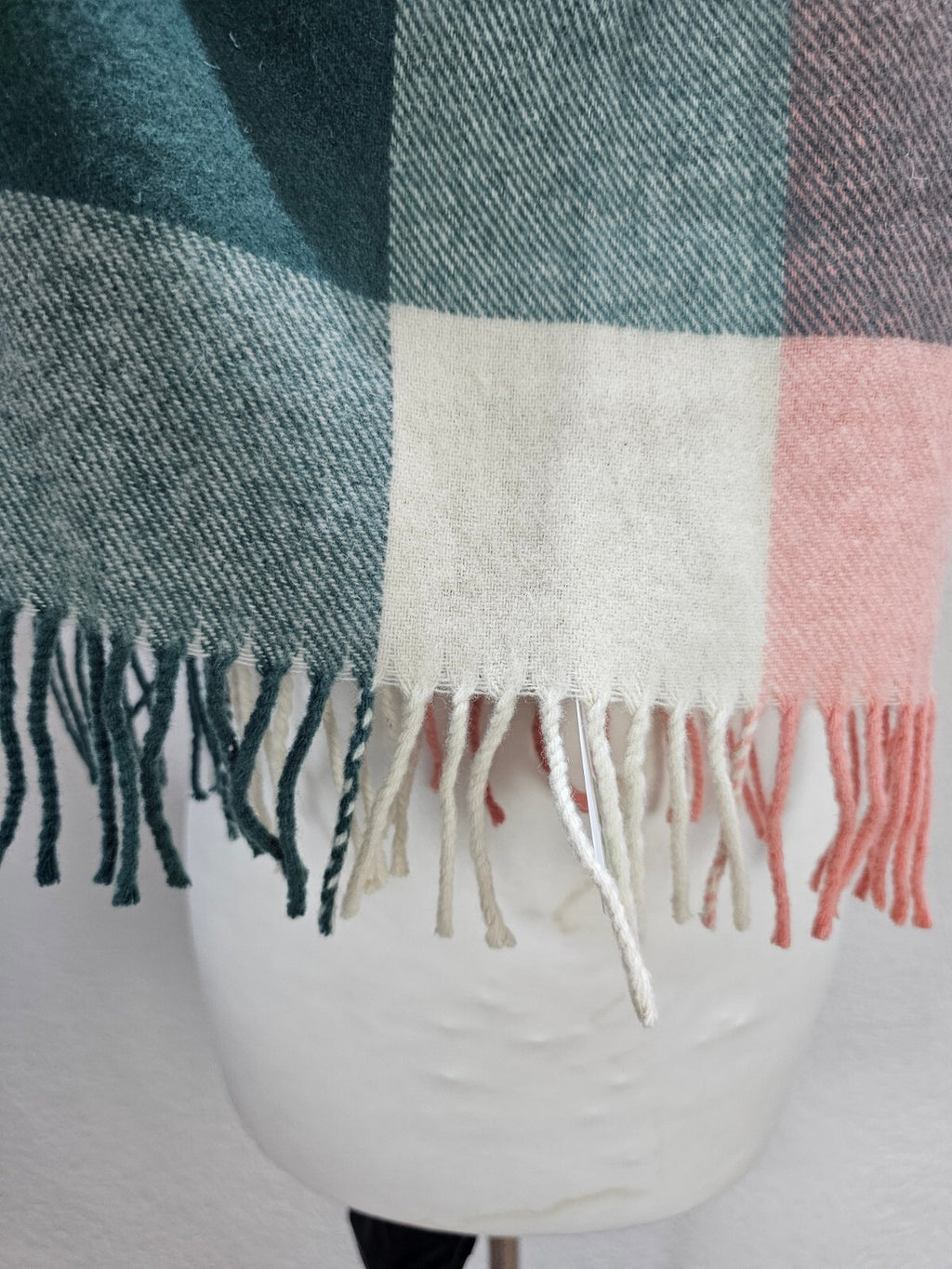 EK6038 Damen Schal, rosa-grün-beige, one size3