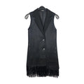EK10384 Damen Westenkleid, Schwarz, Gr. L0