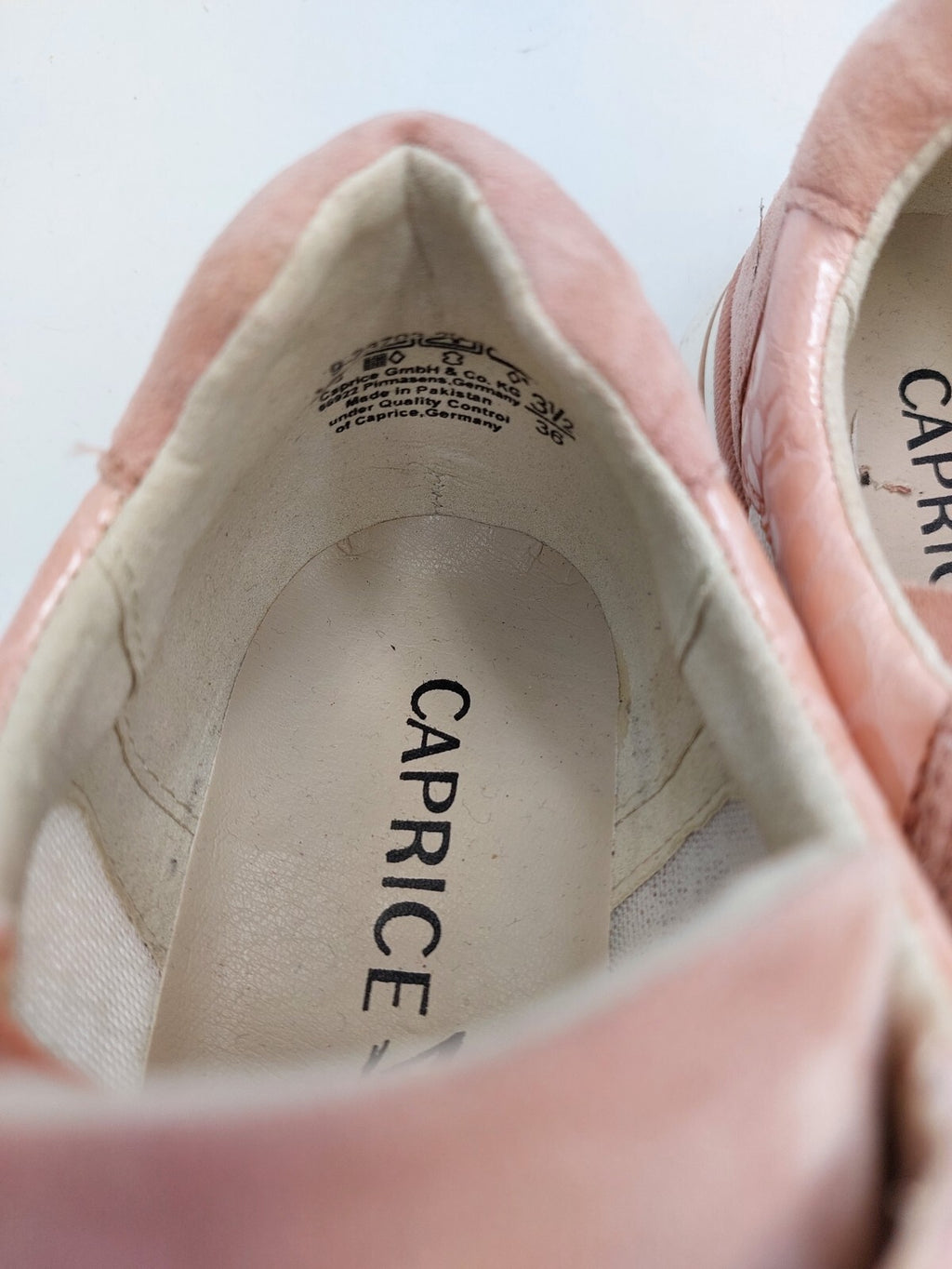 ES0655 Damen Sneaker von Caprice, rosa, Gr. 366