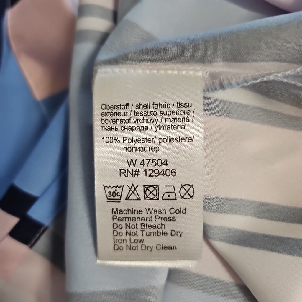 EK10964 Damen Bluse von AproductZ, rosa-blau, Gr.484