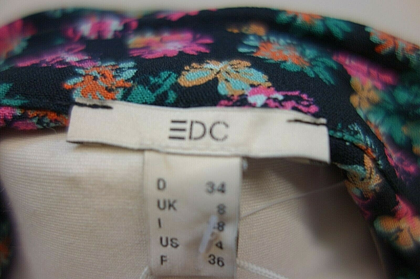 EK0386 Damen Kleid von edc, geblümt, 346