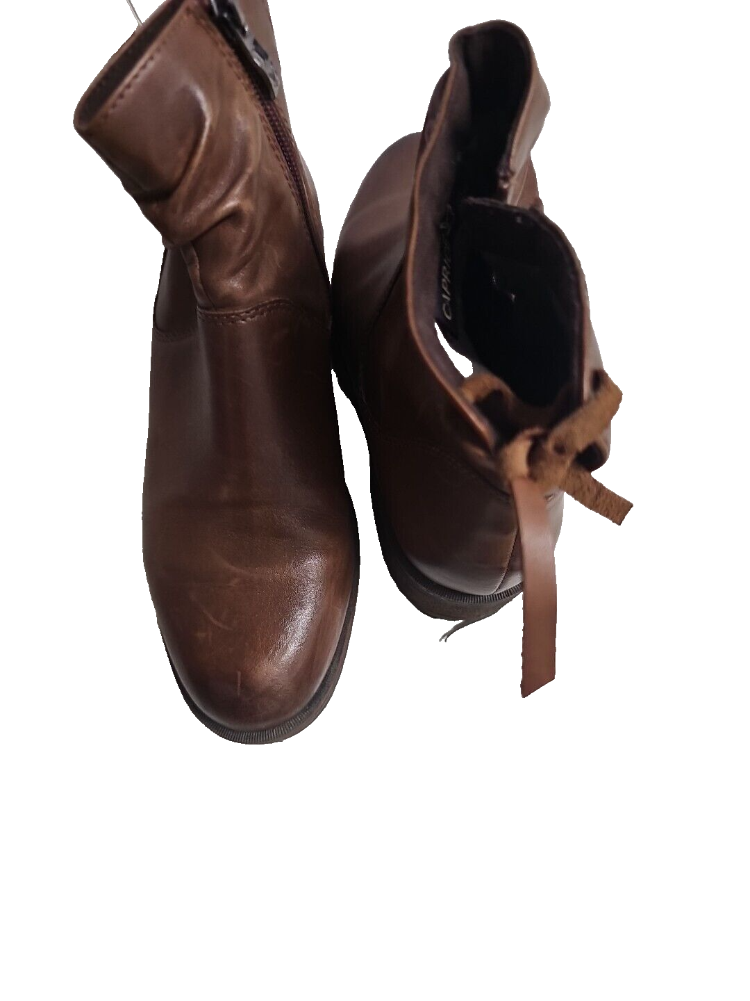 ES 7 Echtleder Stiefelette Braun Caprice Wie Neu6