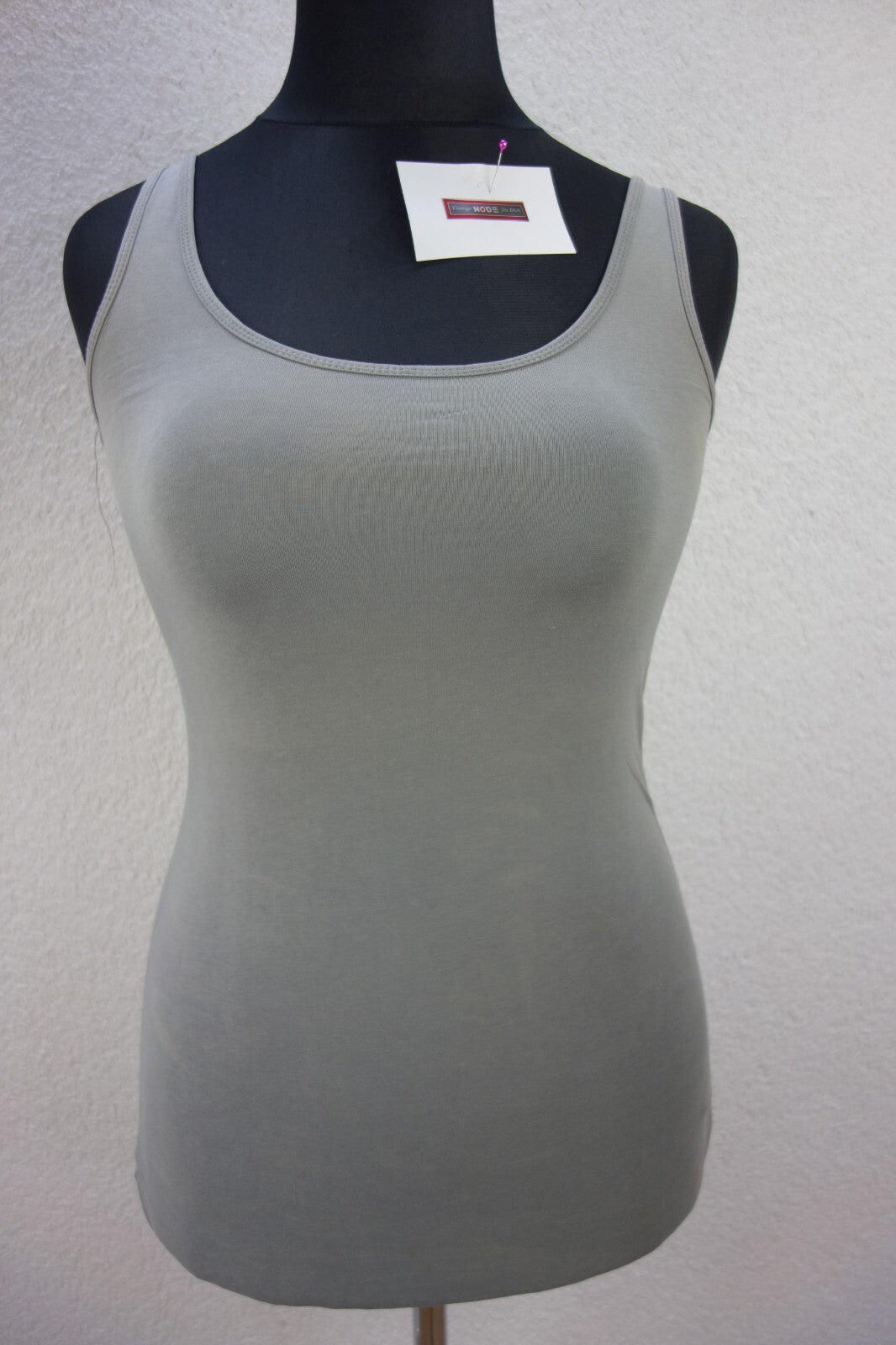 EK4161 Damen Basic Top von edc, grau, Gr. M0