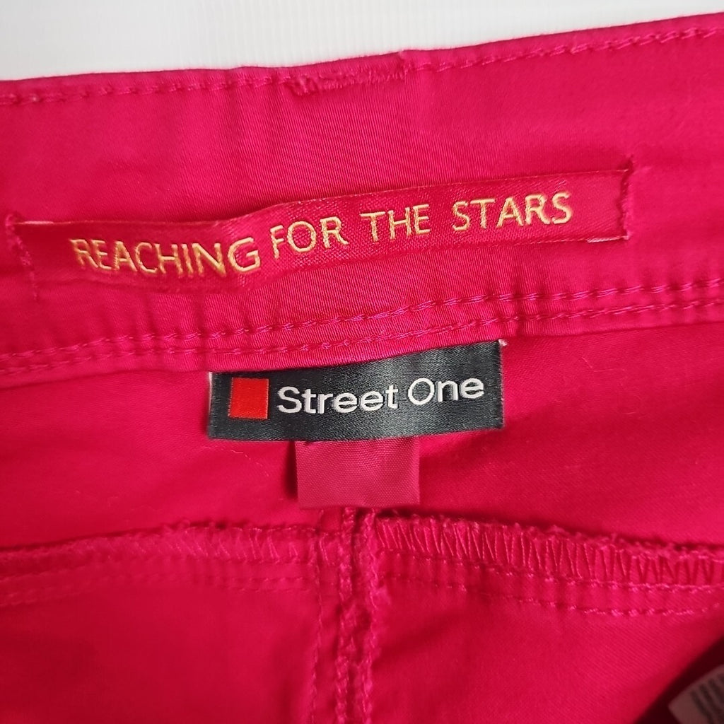 EK5492 Damen Jeans von Street One, Rot,Gr. 36/263