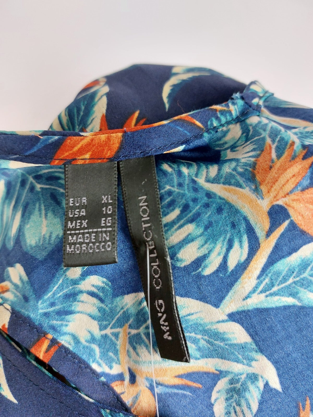 EK4660 Damen Top von MNG Collection, blau-rot, Gr.XL5