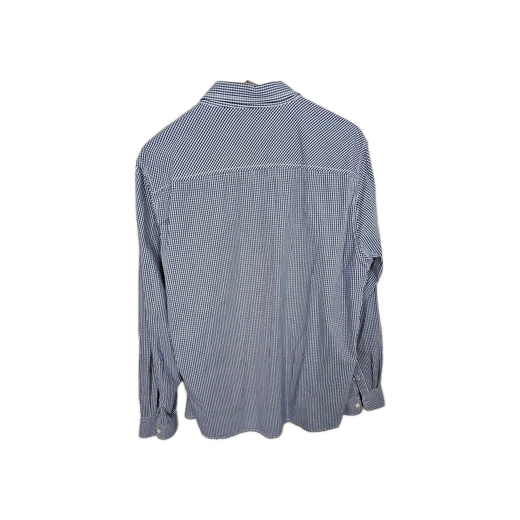 EK9217 Herrenhemd Jean Pascale Gr.XL Blau Karriert3